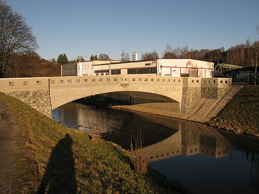 Plauen, Hammerplatz Elsterbrücke