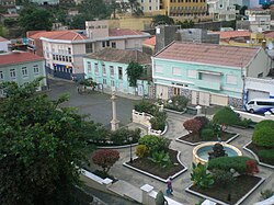 Main square in Ribeira Brava