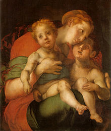 Madonna col Bambino e san Giovannino, Uffizi