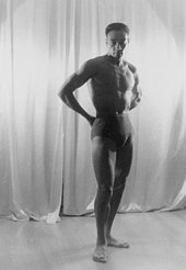 Photograph of lead dancer Al Bledger, 1938 Portrait of Al Bledger LCCN2004662604 (cropped).jpg