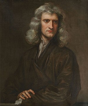 English physicist and mathematician, Sir Isaac Newton (1642-1727) Portrait of Sir Isaac Newton, 1689.jpg