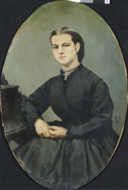 Portrett av Anna Henriette Paus, f. Wegner - 1916 - Oslo Museum - OMu.k00040.png