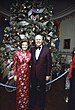 President Gerald R. Ford and First Lady Betty Ford Posing in front of Christmas Tree in the Blue Room of the White House - NARA - 6829628.jpg