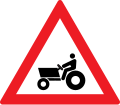 Tractors crossing