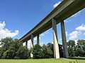 Twistetalbrücke: Blick vom Twisteweg (Radweg; ehemalige Bahnstrecke Warburg–Sarnau)