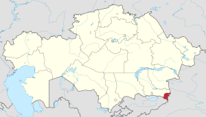 Lage in Kasachstan