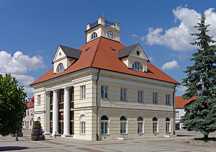 Town Hall in Łęczyca, Poland