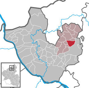 Poziția Raubach pe harta districtului Neuwied
