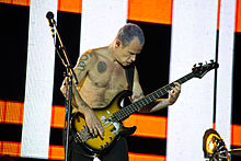 Flea beim Rock in Rio Madrid 2012