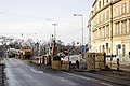 Čeština: Rekonstrukce tramvajové trati Strossmayerovo náměstí – Nábřeží Kapitána Jaroše, Praha English: Reconstruction of tram track Strossmayerovo náměstí – Nábřeží Kapitána Jaroše, Prague