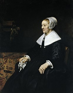 <i>Portrait of Catharina Hooghsaet</i> painting by Rembrandt