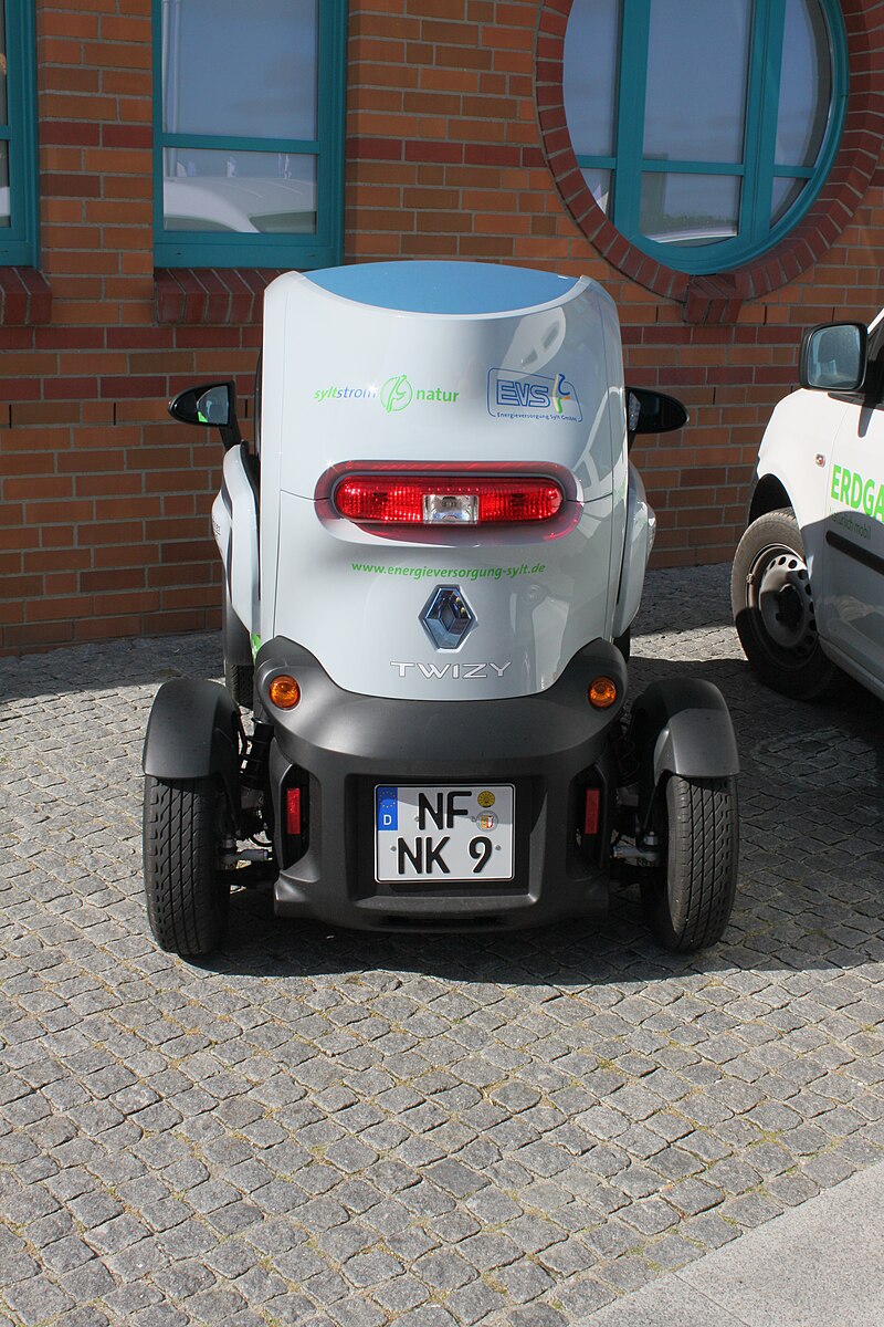 Twizy Renault вид сбоку