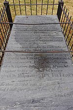 Thumbnail for File:Rev. Ebenezer Parkman tomb - Memorial Cemetery - Westborough, Massachusetts - DSC05025.jpg