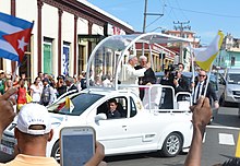 Papst Franziskus am 22. September 2015 auf dem Plaza de Marte