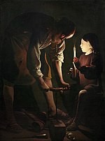 Miniatura para San José carpintero (Georges de La Tour)