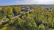 Miniatuur voor Bestand:Sainte-Eulalie d'Ans, le village au bord de l'Auvézère.jpg