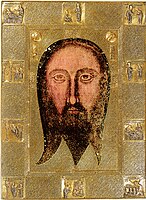Wajah Kudus di Genoa dengan gambar wajah lebih jelas.