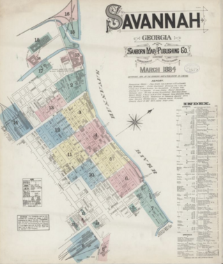 <i>Sanborn Fire Insurance Maps of Savannah</i> A historical publication by The Sanborn Map Company