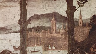 The Temptation of Christ by Sandro Botticelli Detail