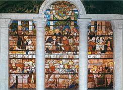Серлианское окно в хорах Санта-Мария-дель-Пополо, 1505—1510