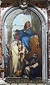 Giambattista Tiepolo: Szűz Mária átadja a Gyermeket Limai Szent Rózának, Sienai Szent Katalinnak és Montepulcianói Szent Ágnesnek