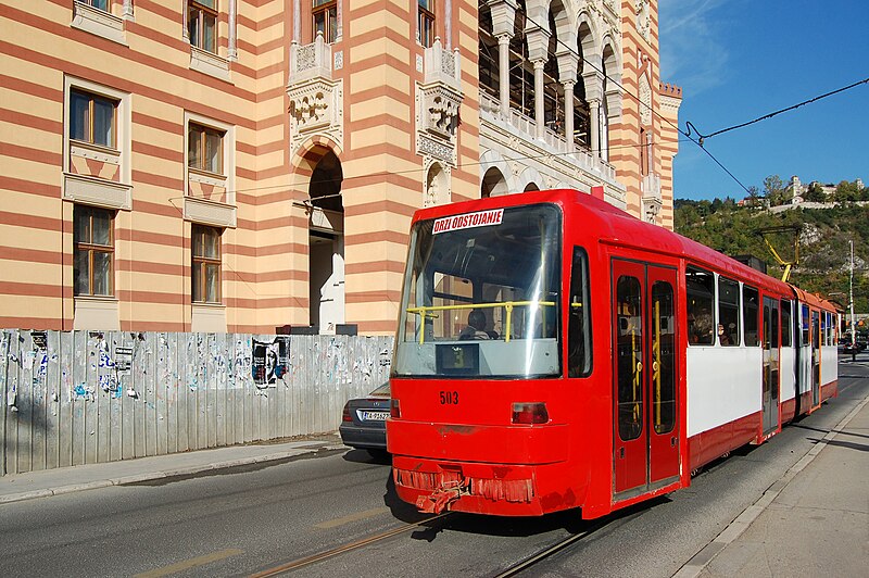 File:Sarajevo Tram-503 Line-3 2013-10-21.jpg