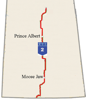 Image illustrative de l’article Route 2 (Saskatchewan)