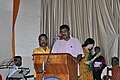 Sathish Kalathil inaugurates remembrance session of J. Gautham, was the sound recordist of Veena Vaadanam and associate editor of Jalachhayam in D.F.M.F Trust inauguration-1