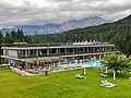 Le Resort du château d'Elmau à Krün niché dans les Alpes bavaroises