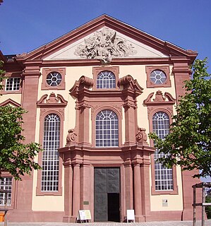 Mannheim Palace Church Church building in Innenstadt/Jungbusch, Karlsruhe Government Region, Baden-Württemberg, Germany