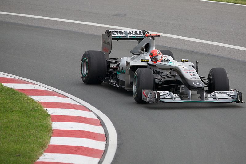 File:Schumacher Turn 2 Canadian GP 2010.jpg