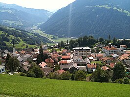 Zicht op Seewis im Prättigau