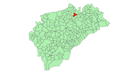 Localisation de Castro de Fuentidueña