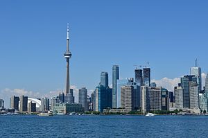 Cn Tower: Lage und Umgebung, Geschichte, Beschreibung