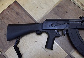 <span class="mw-page-title-main">Bump stock</span> Gun stocks that can be used to assist in bump firing