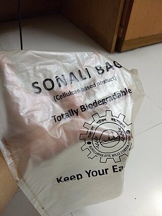 <span class="mw-page-title-main">Sonali Bag</span> Biodegradable polymer bag made from jute