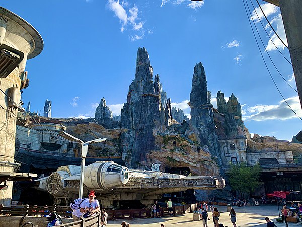 The Millennium Falcon in Galaxy's Edge at Disney's Hollywood Studios