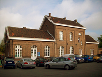 La gare de Zingem, construite après-guerre.