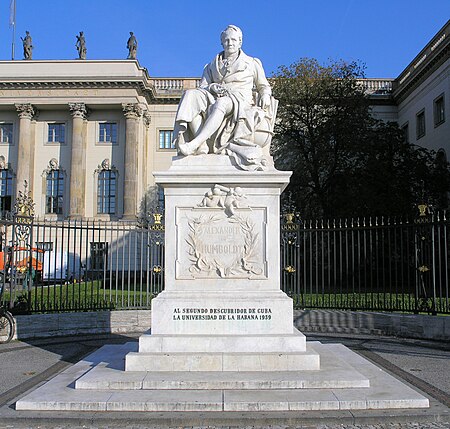 Statue Unter den Linden 6 (Mitte) Alexander von Humboldt