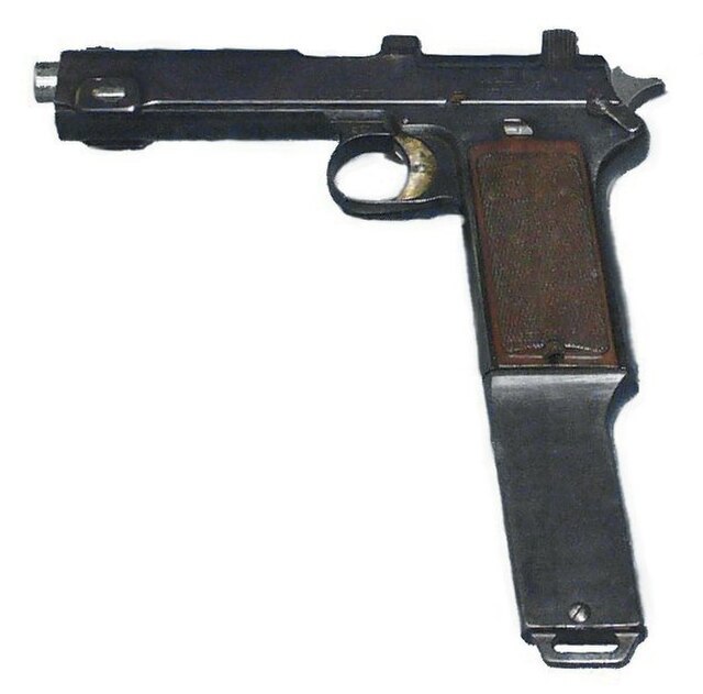 Steyr "Repetierpistole M1912/P16", one of the world's first machine pistols