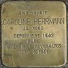 Stolperstein - Herrmann, Caroline (2016-02).jpg