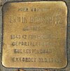 Stolperstein Rothenbaumchaussee 31 (Erwin Horschitz) itt: Hamburg-Rotherbaum.JPG