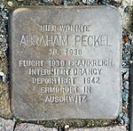 Stolperstein für Abraham Peckel