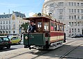 Zabytkowy tramwaj Graz nr 7m w Wiedniu