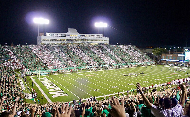 File:Striping the Joan C. Edwards Stadium.jpg