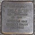 Stolperstein für Emma Klein