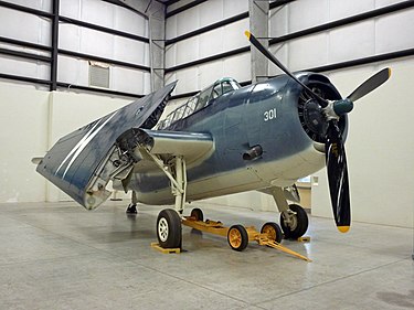 TBM-3 Avenger at the Pima Air & Space Museum. VA-214 operated similar aircraft TBM-3 Avenger (5735955338).jpg