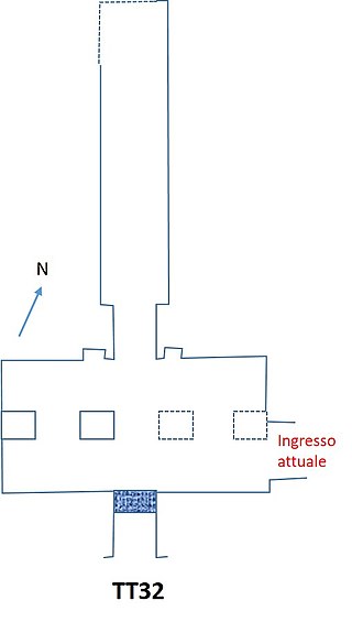 <span class="mw-page-title-main">TT32</span> Ancient Egyptian tomb