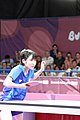 Deutsch: Tischtennis bei den Olympischen Jugendspielen 2018; Tag 9, 15. Oktober 2018; Mixed, Finale, Mixed-Doppel – Miu Hirano (JPN) gegen Sun Yingsha (CHN) 2:3 English: Table tennis at the 2018 Summer Youth Olympics at 15 October 2018 – Mixed Final, Mixed-Double – Miu Hirano (JPN) Vs Sun Yingsha (CHN) 2:3