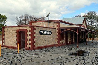 <span class="mw-page-title-main">Tanunda railway station</span> Railway station in Southern Australia